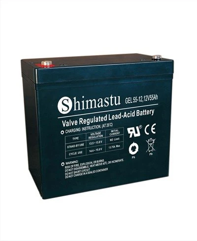 12V 55Ah GEL batteri